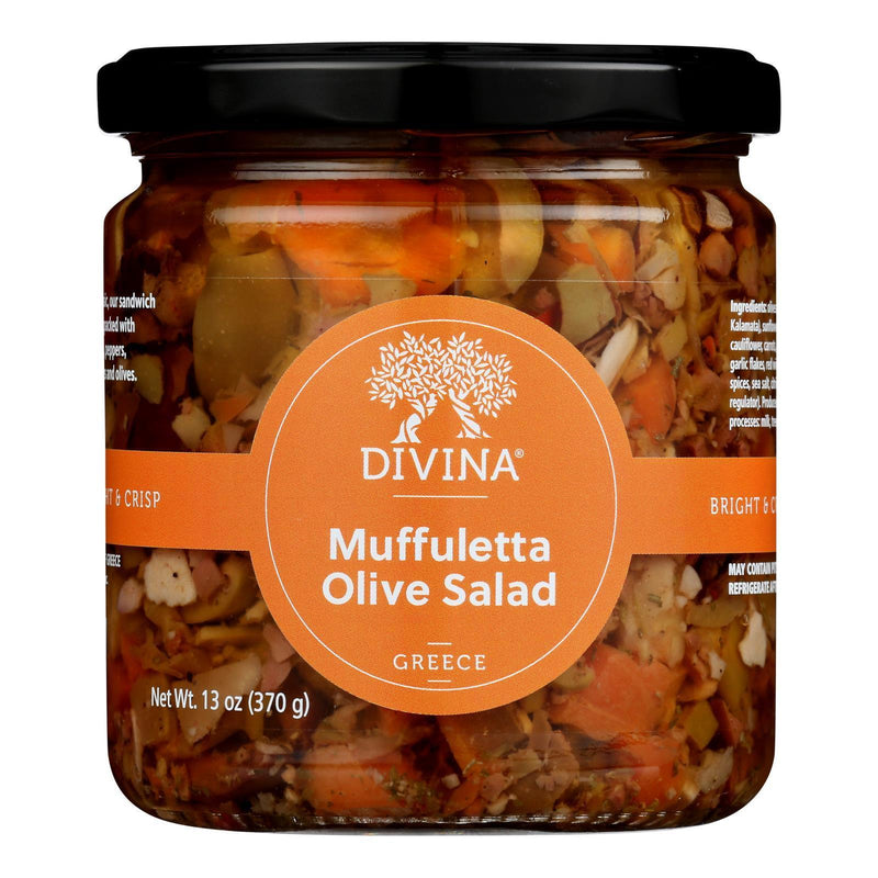 Divina - Muffuletta Olv Salad - Case Of 6-13 Oz - Orca Market