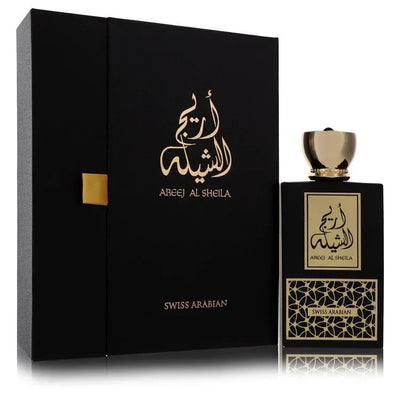 An image displaying Areej Al Sheila by Swiss Arabian Eau De Parfum Spray 3.4 oz for Women by Swiss Arabian