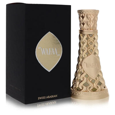 An image displaying Swiss Arabian Wafaa by Swiss Arabian Eau De Parfum Spray 1.7 oz for Men by Swiss Arabian