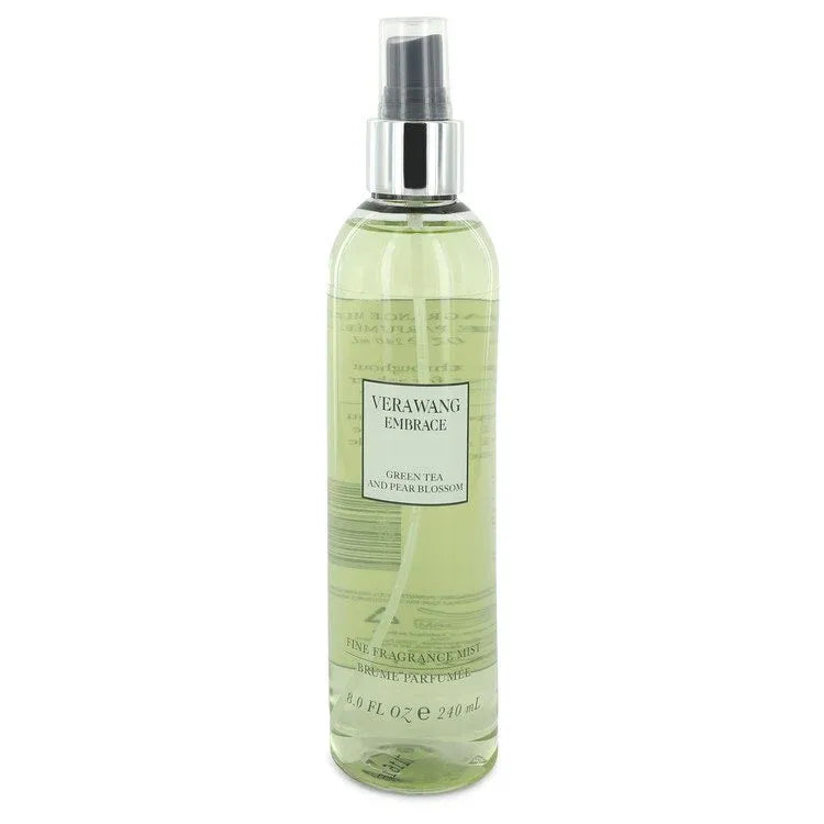 An image displaying Vera Wang Embrace Green Tea And Pear Blossom by Vera Wang Fragrance Mist Spray 8 oz for Women by Vera Wang