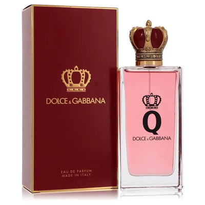 An image displaying Q By Dolce & Gabbana by Dolce & Gabbana Eau De Parfum Spray 3.3 oz for Women by Dolce & Gabbana