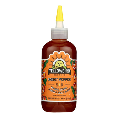 An image displaying Yellowbird - Condiment Ghost Peppr - Case Of 6 - 9.8 Oz by Yellowbird