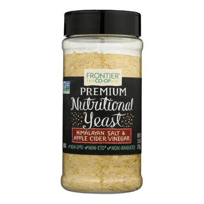 An image displaying Frontier Natural Products Coop - Yst Prem Nutrnl Slt&vngr - 1 Each-7.51 Ounce by Frontier Natural Products Coop