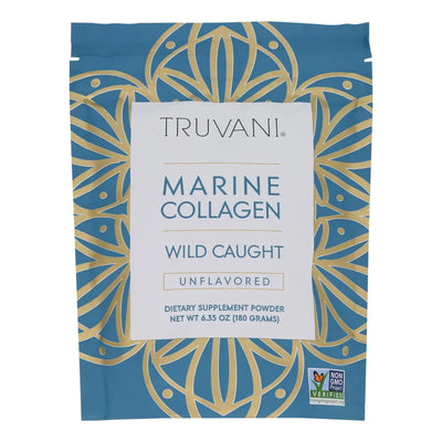 An image displaying Truvani - Clgn Powder Marine Unflavrd - 1 Each-6.35 Ounce by Truvani