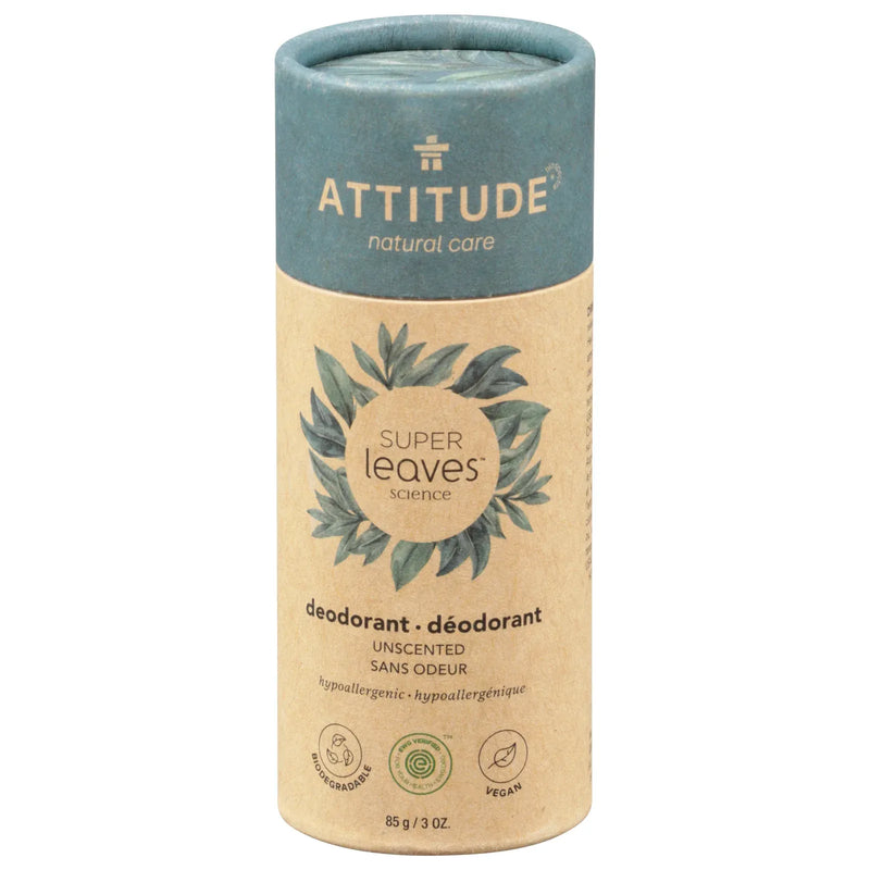 An image displaying Attitude - Deodorant Spr/lv Unscented - 1 Each-3 Ounce by Attitude