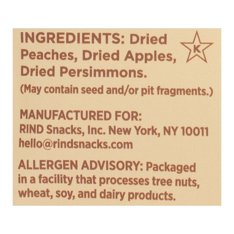 An image displaying Rind Snacks - Dried Fruit Blend Orchard - Case Of 12 - 3 Ounce by Rind Snacks