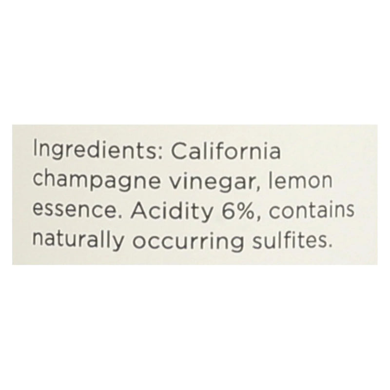 O Olive Oil Citrus Champagne Vinegar - Case Of 6 - 10.1 Ounce