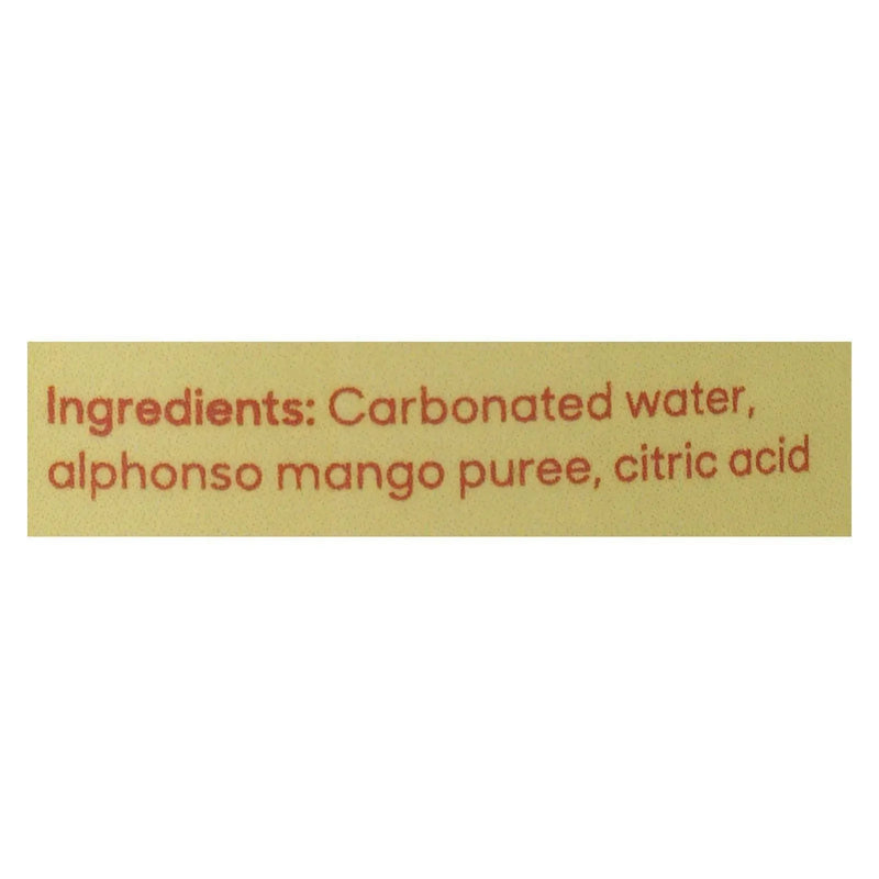 An image displaying Sanzo - Sparkling Water Alphonso Mango - Case Of 12-12 Ounce by Sanzo