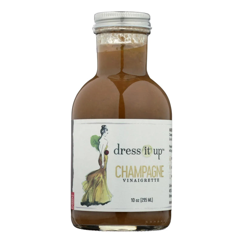 An image displaying Dress It Up - Vinaigrette Champagne - Case Of 6 - 10 Ounce by Dress It Up Dressing