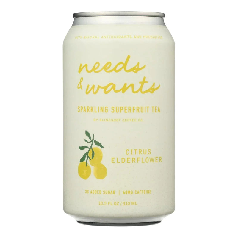 An image displaying Slingshot Coffee Co. - Spk Tea Cit Elderflower - Case Of 12-10.5 Ounce by Slingshot Coffee Co.