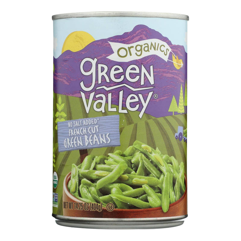 An image displaying Green Valley Organics - Green Beans French Style - Case Of 12-14.25 Ounce by Green Valley