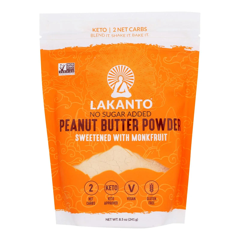 Lakanto - Peanut Butter Powdered - Case Of 8 - 8.5 Ounce