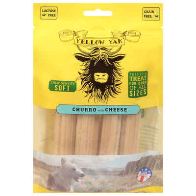 An image displaying Yellow Yak - Churo Chz Soft Dnst Chew - Case Of 6-4 Oz by Yellow Yak