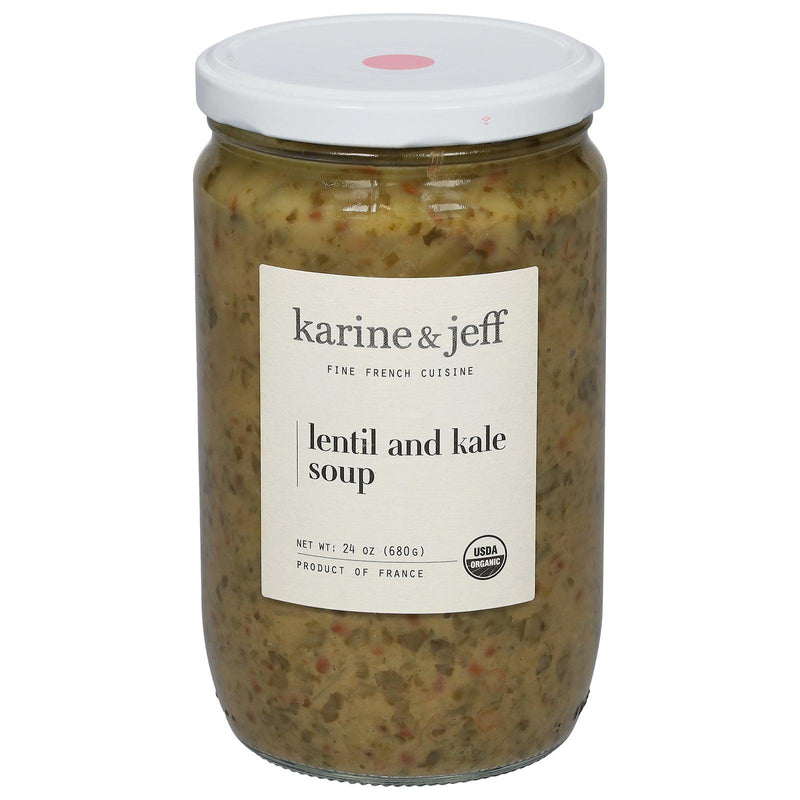 Karine & Jeff - Soup Lentil And Kale - Case Of 6-24 Ounce