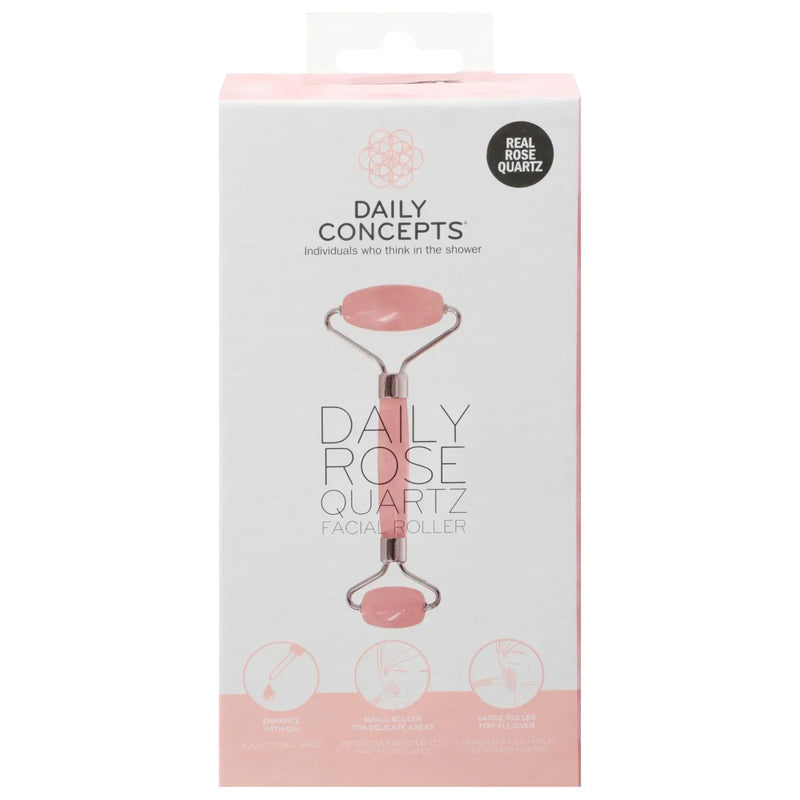 An image displaying Daily Concepts - Roller Facial Rose Quartz - 1 Each -1 Count by Daily Concepts
