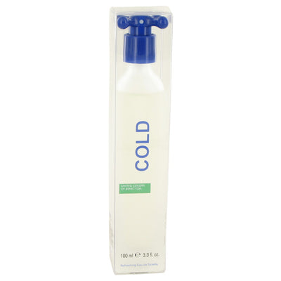 An image displaying COLD by Benetton Eau De Toilette Spray 3.4 oz for Men by Benetton