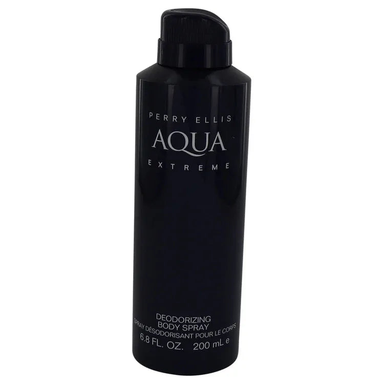 An image displaying Perry Ellis Aqua Extreme by Perry Ellis Body Spray 6.8 oz for Men by Perry Ellis