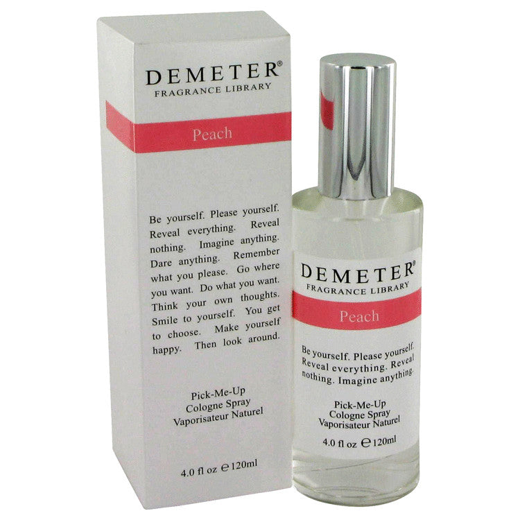 An image displaying Demeter Peach by Demeter Cologne Spray 4 oz for Women by Demeter
