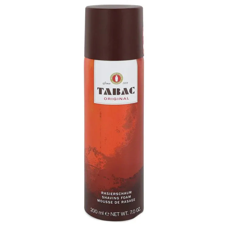 An image displaying TABAC by Maurer & Wirtz Shaving Foam 7 oz for Men by Maurer & Wirtz