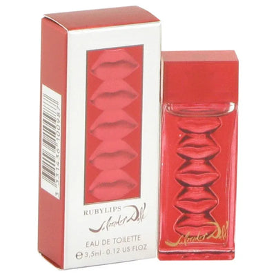 An image displaying Ruby Lips by Salvador Dali Mini EDT .12 oz for Women by Salvador Dali