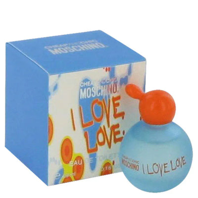 An image displaying I Love Love by Moschino Mini EDT .17 oz for Women by Moschino