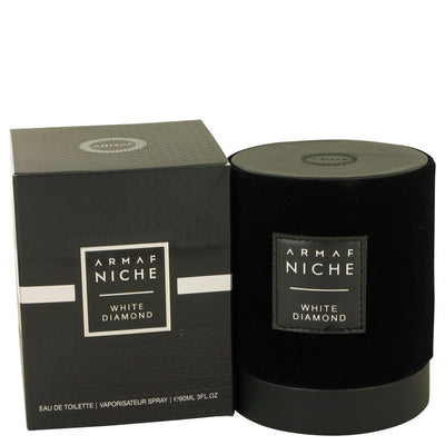An image displaying Armaf Niche White Diamond by Armaf Eau De Toilette Spray 3 oz for Men by Armaf