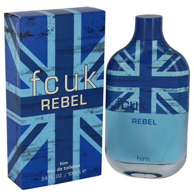 An image displaying FCUK Rebel by French Connection Eau De Toilette Spray 3.4 oz for Men by French Connection