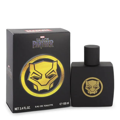 An image displaying BLACK PANTHER Marvel by Marvel Eau De Toilette Spray 3.4 oz for Men by Marvel