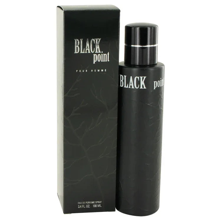 An image displaying Black Point by YZY Perfume Eau De Parfum Spray 3.4 oz for Men by YZY Perfume
