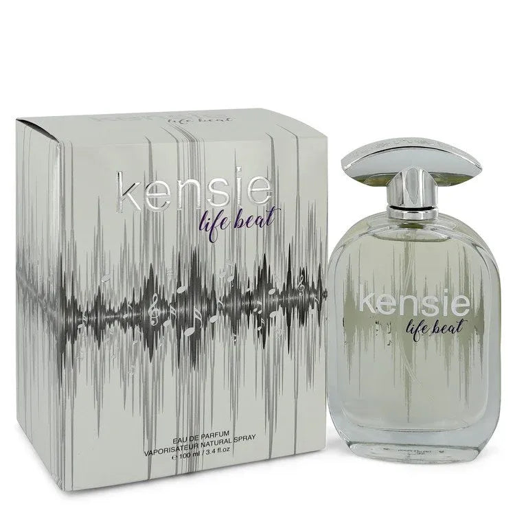 An image displaying Kensie Life Beat by Kensie Eau De Parfum Spray 3.4 oz for Women by Kensie