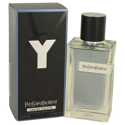 An image displaying Y by Yves Saint Laurent Eau De Toilette Spray oz for Men by Yves Saint Laurent