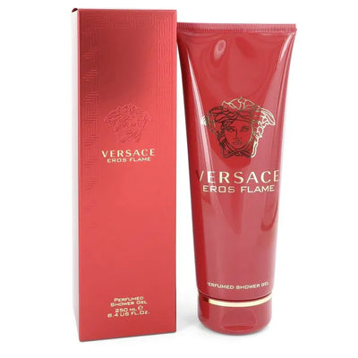 An image displaying Versace Eros Flame by Versace Shower Gel 8.4 oz for Men by Versace