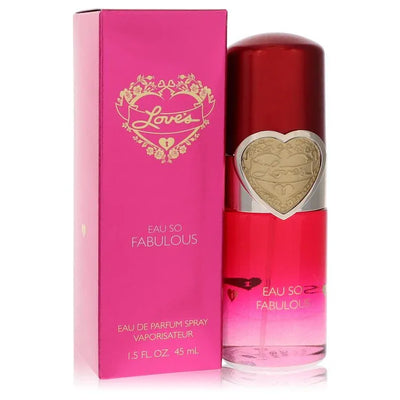An image displaying Love's Eau So Fabulous by Dana Eau De Parfum Spray 1.5 oz for Women by Dana