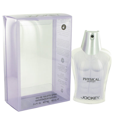 An image displaying PHYSICAL JOCKEY by Jockey International Eau De Toilette Spray 3.4 oz for Women by Jockey International
