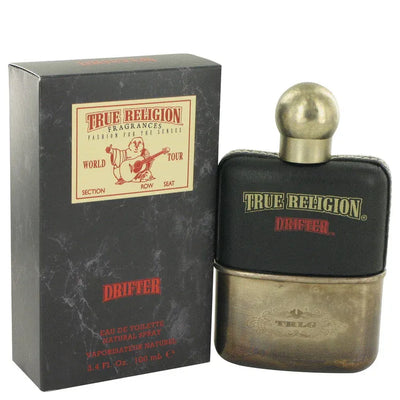 An image displaying True Religion Drifter by True Religion Eau De Toilette Spray 3.4 oz for Men by True Religion