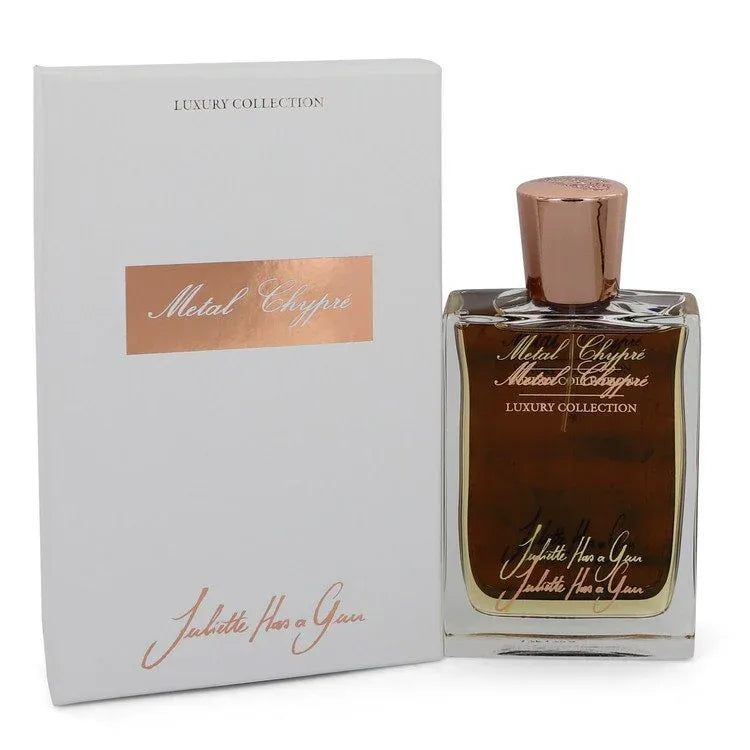 An image displaying Metal Chypre by Juliette Has a Gun Eau De Parfum Spray 2.5 oz for Women by Juliette Has a Gun