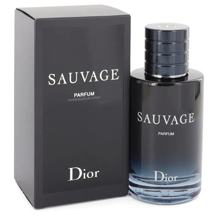 An image displaying Sauvage by Christian Dior Parfum Spray 3.4 oz for Men by Christian Dior