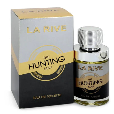 An image displaying The Hunting Man by La Rive Eau De Toilette Spray 2.5 oz for Men by La Rive