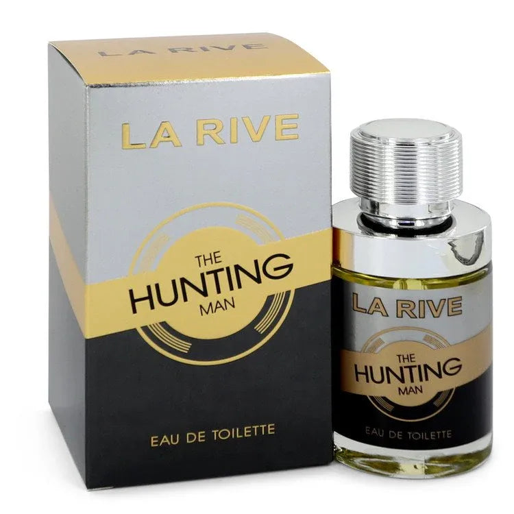 An image displaying The Hunting Man by La Rive Eau De Toilette Spray 2.5 oz for Men by La Rive