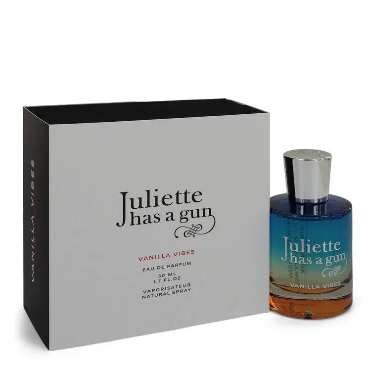 An image displaying Vanilla Vibes by Juliette Has a Gun Eau De Parfum Spray oz for Women by Juliette Has a Gun