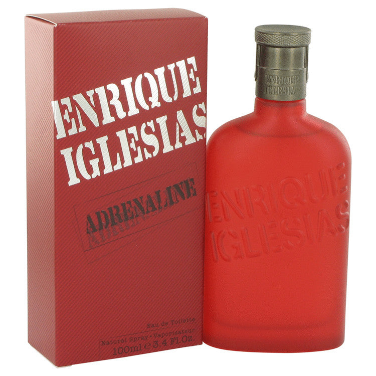 An image displaying Adrenaline by Enrique Iglesias Eau De Toilette Spray 3.4 oz for Men by Enrique Iglesias
