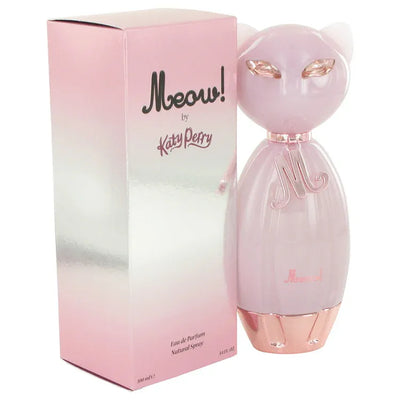 An image displaying Meow by Katy Perry Eau De Parfum Spray 3.4 oz for Women by Katy Perry