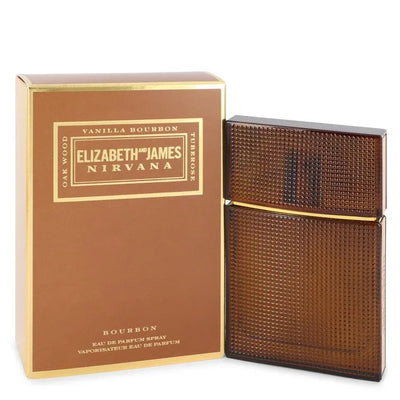 An image displaying Nirvana Bourbon by Elizabeth and James Eau De Parfum Spray 1.7 oz for Women by Elizabeth and James