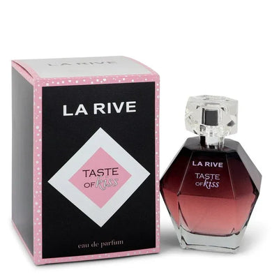 An image displaying La Rive Taste of Kiss by La Rive Eau De Parfum Spray 3.3 oz for Women by La Rive