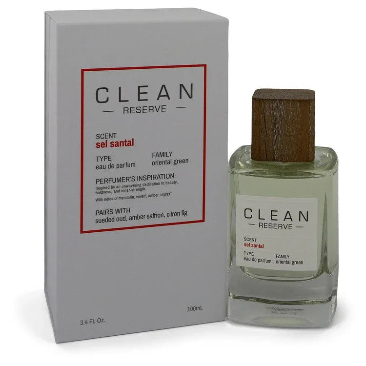 An image displaying Clean Reserve Sel Santal by Clean Eau De Parfum Spray 3.4 oz for Women by Clean