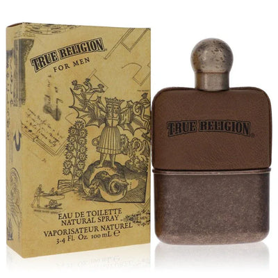 An image displaying True Religion by True Religion Eau De Toilette Spray 3.4 oz for Men by True Religion