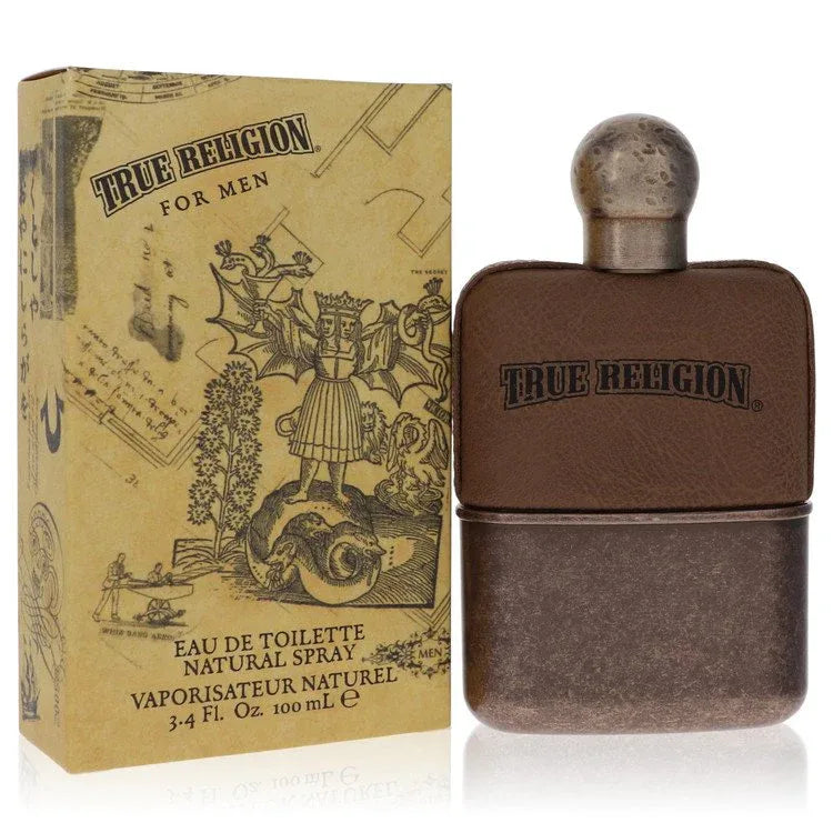An image displaying True Religion by True Religion Eau De Toilette Spray 3.4 oz for Men by True Religion