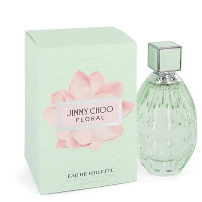 An image displaying Jimmy Choo Floral by Jimmy Choo Eau De Toilette Spray 3 oz for Women by Jimmy Choo