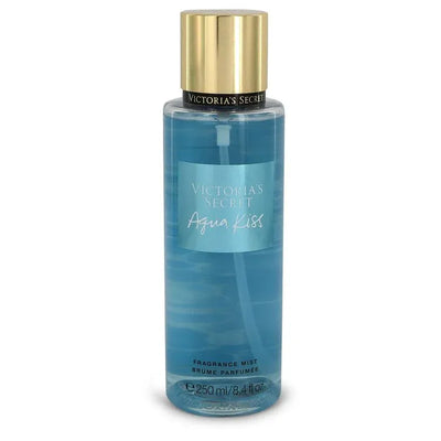 An image displaying Victoria's Secret Aqua Kiss by Victoria's Secret Fragrance Mist Spray 8.4 oz for Women by Victoria's Secret