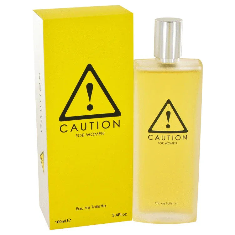 An image displaying Caution by Kraft Eau De Toilette Spray 3.4 oz for Women by Kraft